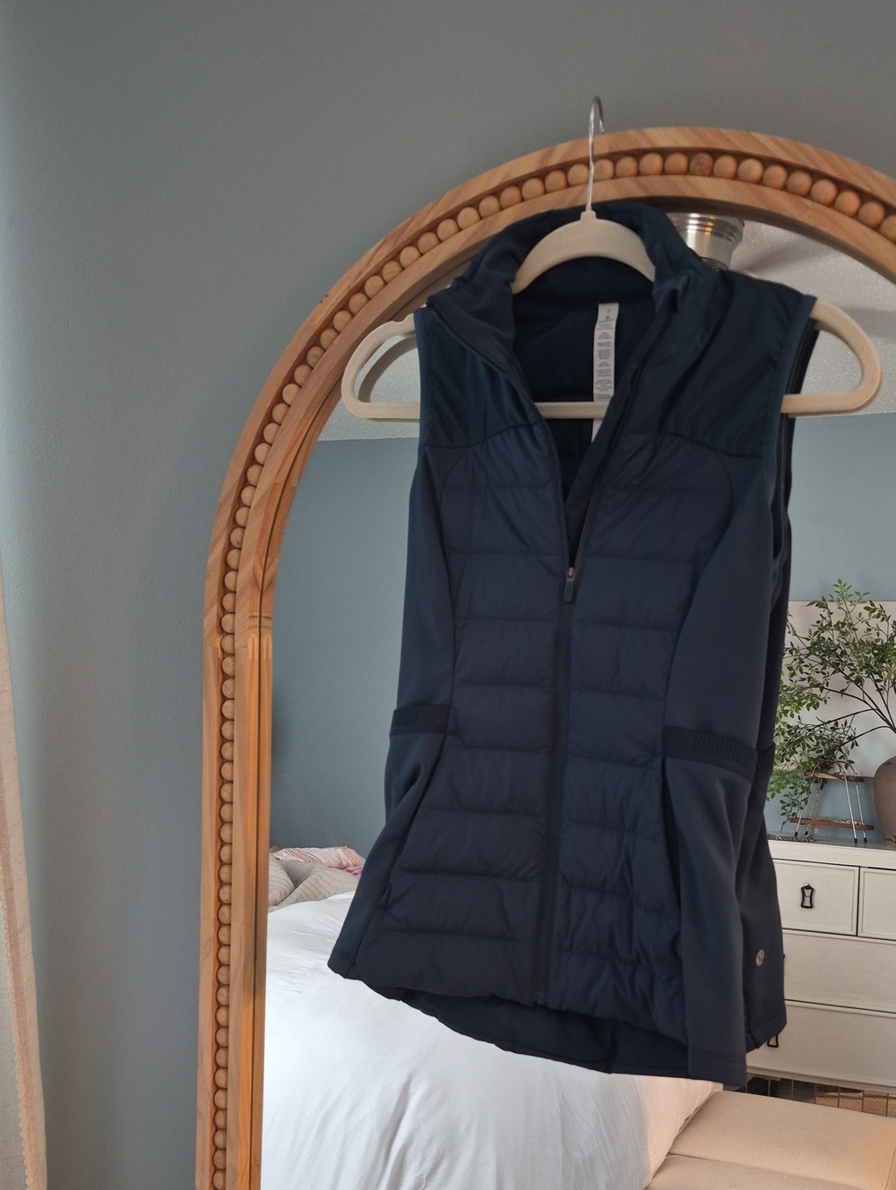 lululemon athletica Navy Quilted Sleeveless Vest